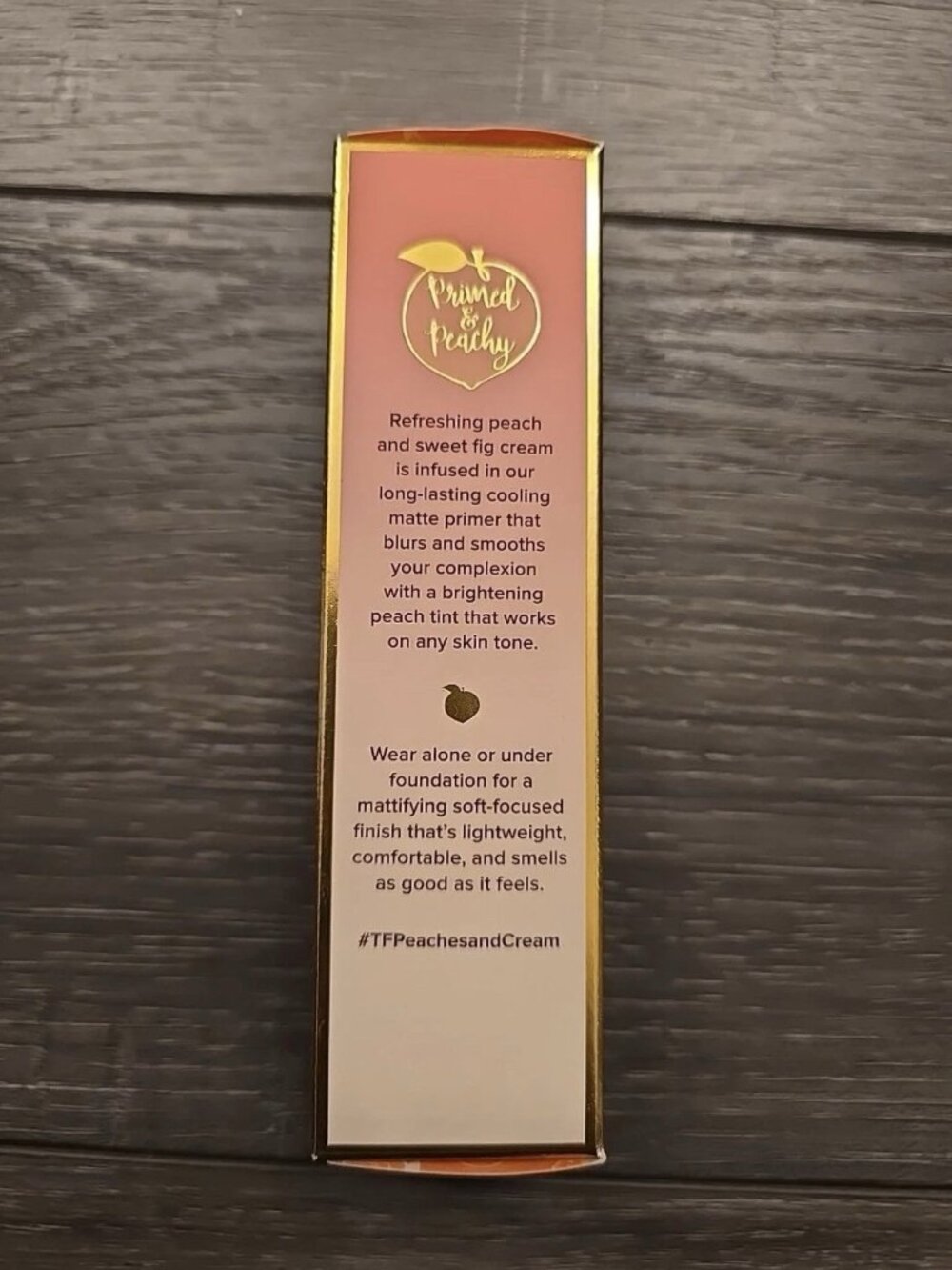 Too Faced PRIMED & PEACHY Cooling Matte Perfecting Primer (1.35 oz./FULL SIZE) - Picture 3 of 5